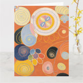 Hilma af Klint, de tien grootste no3, Abstracte ku Kaart (Gele Bloem)