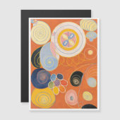 Hilma af Klint, de tien grootste no3, Abstracte ku Magnetische Uitnodiging (Voorkant / Achterkant)