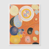 Hilma af Klint, de tien grootste no3, Abstracte ku Magnetische Uitnodiging (Voorkant)