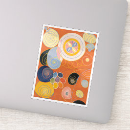 Hilma af Klint, de tien grootste no3, Abstracte ku Sticker