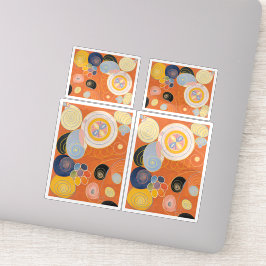 Hilma af Klint, de tien grootste no3, Abstracte ku Sticker