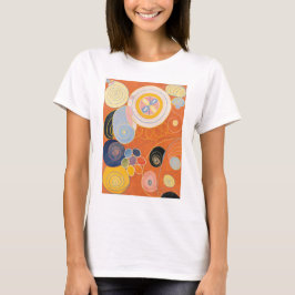 Hilma af Klint, de tien grootste no3, Abstracte ku T-shirt