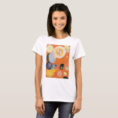 Hilma af Klint, de tien grootste no3, Abstracte ku T-shirt (Voorkant volledig)