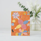 Hilma af Klint, de tien grootste No4, Abstracte ku Briefkaart (Staand voorkant)