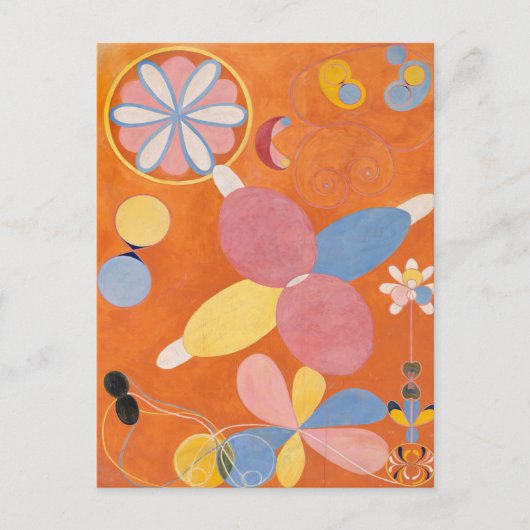 Hilma af Klint, de tien grootste No4, Abstracte ku Briefkaart (Voorkant)