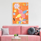Hilma af Klint, de tien grootste No4, Abstracte ku Canvas Afdruk (Insitu (Woonkamer))