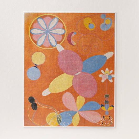 Hilma af Klint, de tien grootste No4, Abstracte ku Legpuzzel (Verticaal)