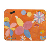 Hilma af Klint, de tien grootste No4, Abstracte ku Magneet (Horizontaal)