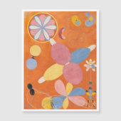 Hilma af Klint, de tien grootste No4, Abstracte ku Magnetische Uitnodiging (Voorkant)