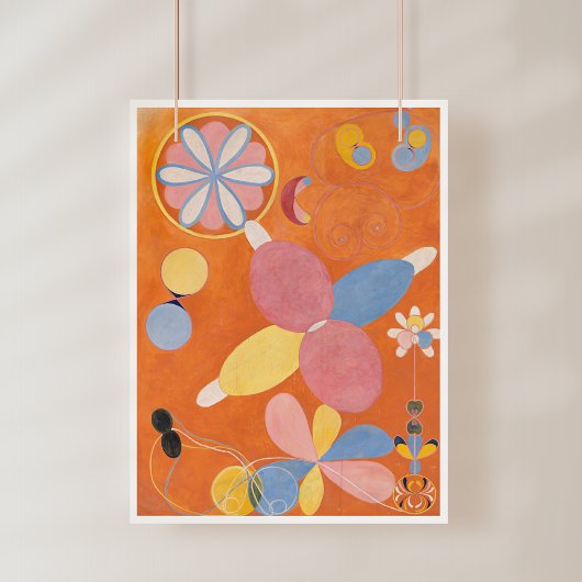 Hilma af Klint, de tien grootste No4, Abstracte ku Poster