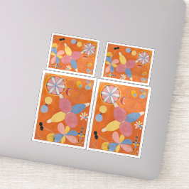 Hilma af Klint, de tien grootste No4, Abstracte ku Sticker