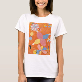 Hilma af Klint, de tien grootste No4, Abstracte ku T-shirt