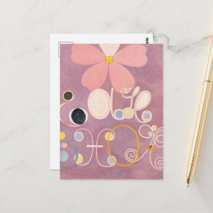 Hilma af Klint, de tien grootste No5, Abstracte ku Briefkaart