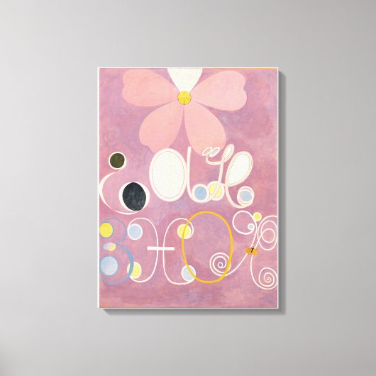 Hilma af Klint, de tien grootste No5, Abstracte ku Canvas Afdruk (Voorkant)