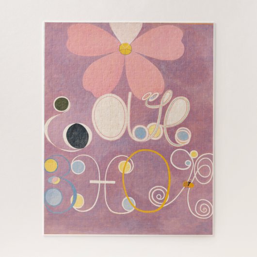 Hilma af Klint, de tien grootste No5, Abstracte ku Legpuzzel (Verticaal)