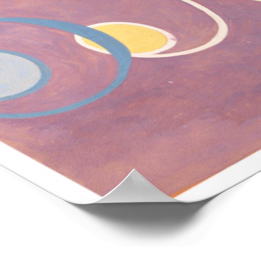 Hilma af Klint, de tien grootste No5, Abstracte ku Poster (Hoek)