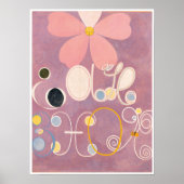 Hilma af Klint, de tien grootste No5, Abstracte ku Poster (Voorkant)