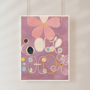 Hilma af Klint, de tien grootste No5, Abstracte ku Poster
