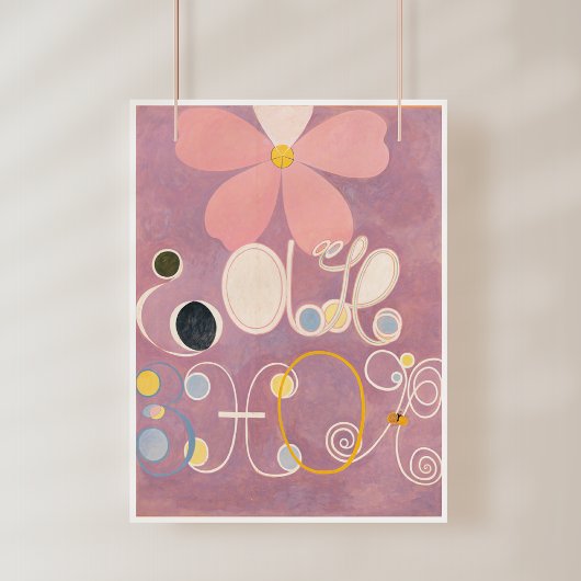 Hilma af Klint, de tien grootste No5, Abstracte ku Poster