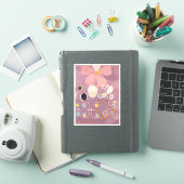 Hilma af Klint, de tien grootste No5, Abstracte ku Sticker (iPad Cover)