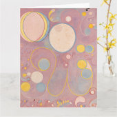 Hilma af Klint, de tien grootste no8, Abstracte ku Kaart (Gele Bloem)