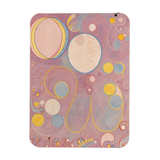 Hilma af Klint, de tien grootste no8, Abstracte ku Magneet (Verticaal)
