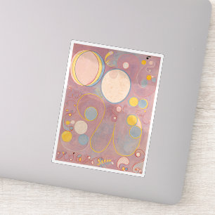 Hilma af Klint, de tien grootste no8, Abstracte ku Sticker