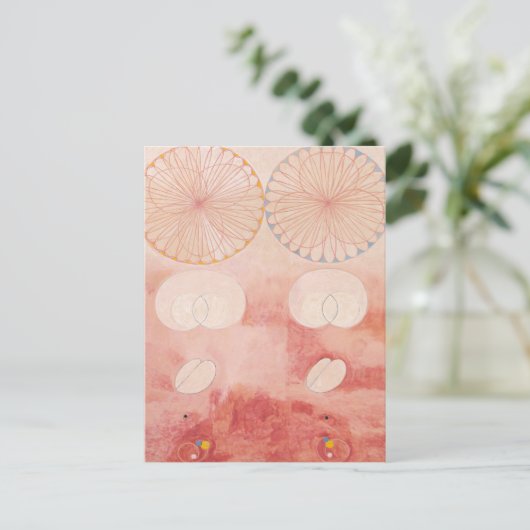 Hilma af Klint, de tien grootste no9, Abstracte ku Briefkaart (Staand voorkant)