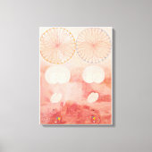 Hilma af Klint, de tien grootste no9, Abstracte ku Canvas Afdruk (Voorkant)