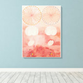 Hilma af Klint, de tien grootste no9, Abstracte ku Canvas Afdruk (Insitu (Houten vloer))