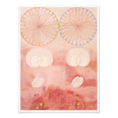 Hilma af Klint, de tien grootste no9, Abstracte ku Foto Afdruk (Voorkant)