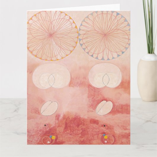 Hilma af Klint, de tien grootste no9, Abstracte ku Kaart (Voorkant)
