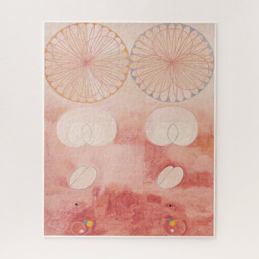 Hilma af Klint, de tien grootste no9, Abstracte ku Legpuzzel (Verticaal)