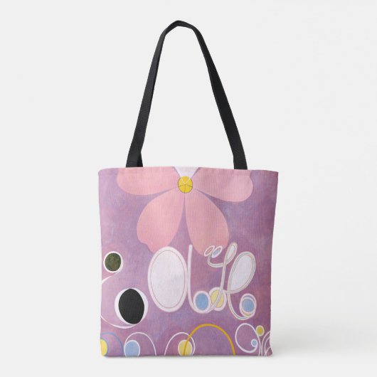 Hilma af Klint - De Tien Grootste No. 5 Tote Bag (Achterkant)