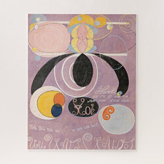 Hilma af Klint, de tien grootste nr6, Abstracte ku Legpuzzel (Verticaal)