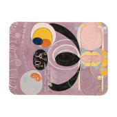 Hilma af Klint, de tien grootste nr6, Abstracte ku Magneet (Horizontaal)