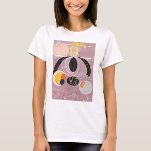 Hilma af Klint, de tien grootste nr6, Abstracte ku T-shirt
