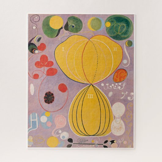 Hilma af Klint, de tien grootste nr7, Abstracte ku Legpuzzel (Verticaal)