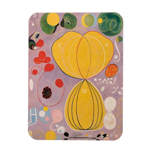 Hilma af Klint, de tien grootste nr7, Abstracte ku Magneet (Verticaal)