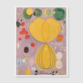Hilma af Klint, de tien grootste nr7, Abstracte ku Magnetische Uitnodiging (Voorkant)