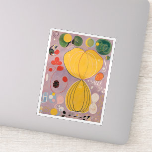 Hilma af Klint, de tien grootste nr7, Abstracte ku Sticker