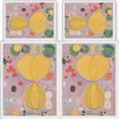 Hilma af Klint, de tien grootste nr7, Abstracte ku Sticker (Voorkant)
