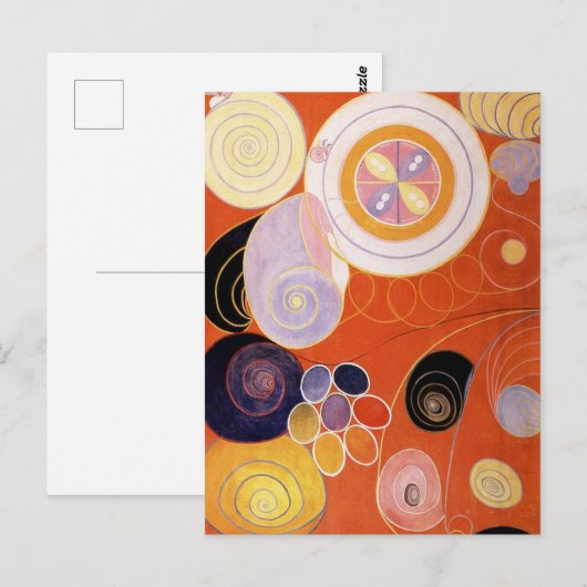 Hilma af Klint - De tien grootste, nr.4 Briefkaart (Voorkant / Achterkant)