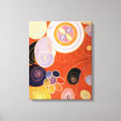 Hilma af Klint - De tien grootste, nr.4 Canvas Afdruk (Voorkant)