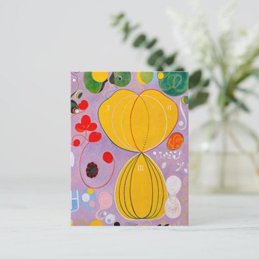 Hilma af Klint - De tien grootste nr. 7 Briefkaart (Staand voorkant)