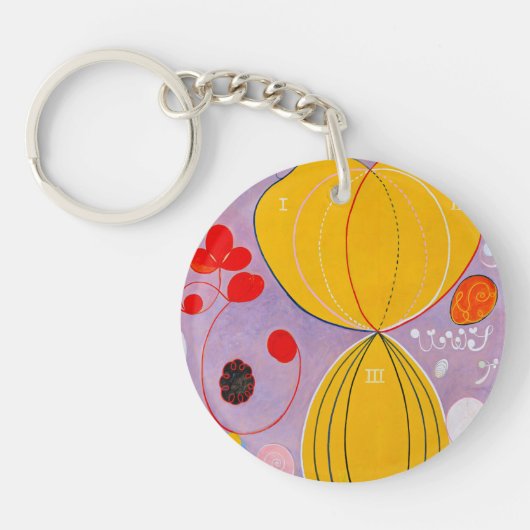 Hilma af Klint - De tien grootste nr. 7 Sleutelhanger (Voorkant)