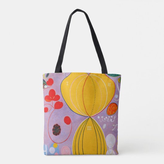 Hilma af Klint - De tien grootste nr. 7 Tote Bag (Achterkant)