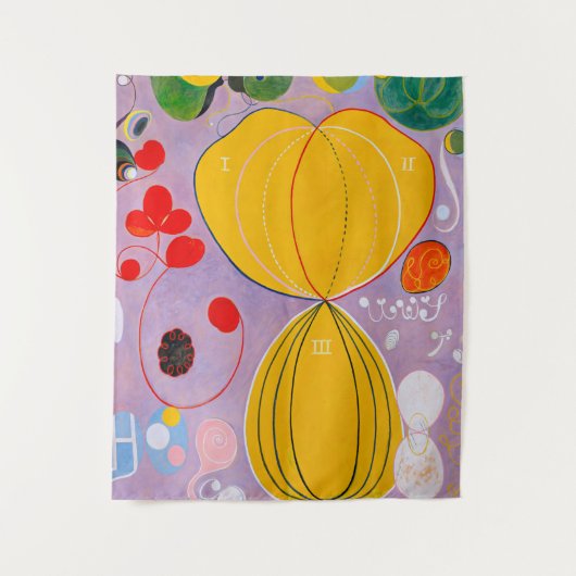 Hilma af Klint - De tien grootste nr. 7 Wandkleed (Voorkant)