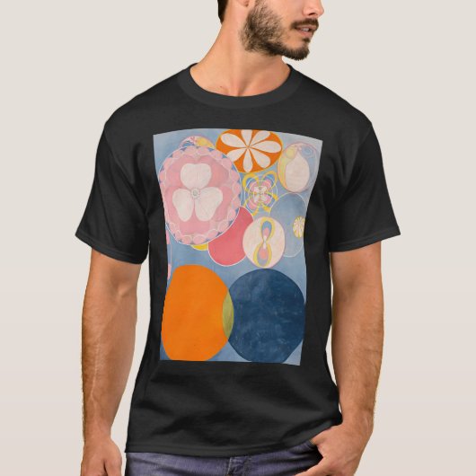 Hilma af Klint de tien grootste nummer 2 T-shirt (Voorkant)