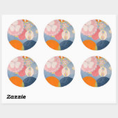 Hilma af Klint de Tien grootste Ronde Sticker (Vel)